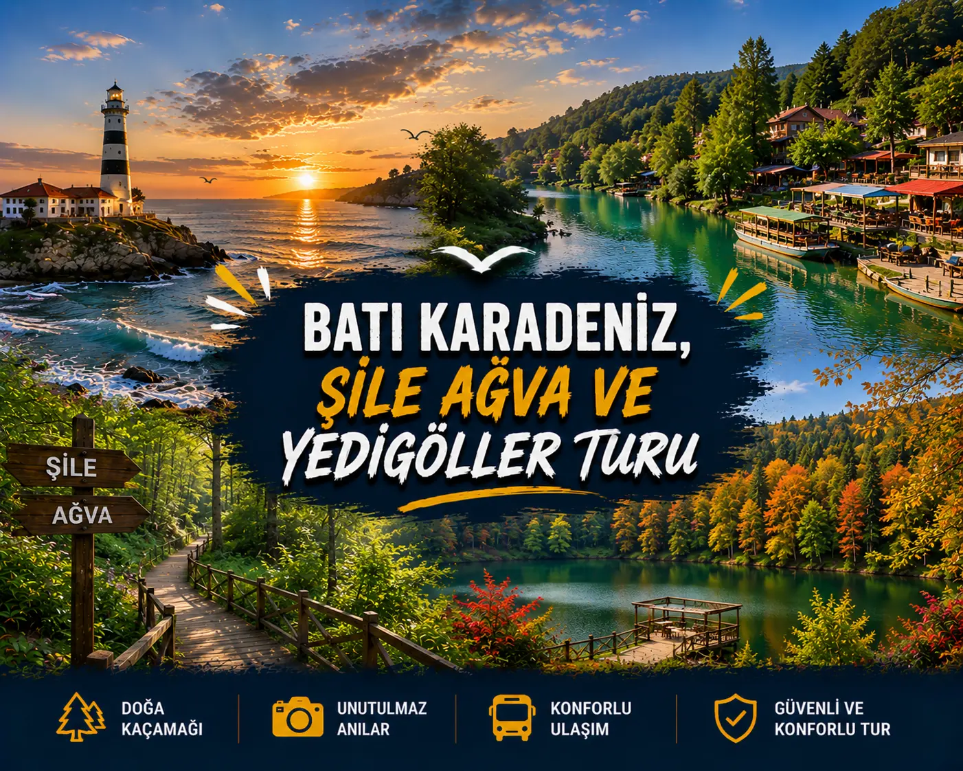 Batı Karadeniz, Şile Ağva ve Yedigöller Turu — 1/8