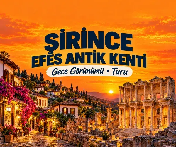 Günübirlik Gece Görünümle Şirince ve Efes Antik Kenti