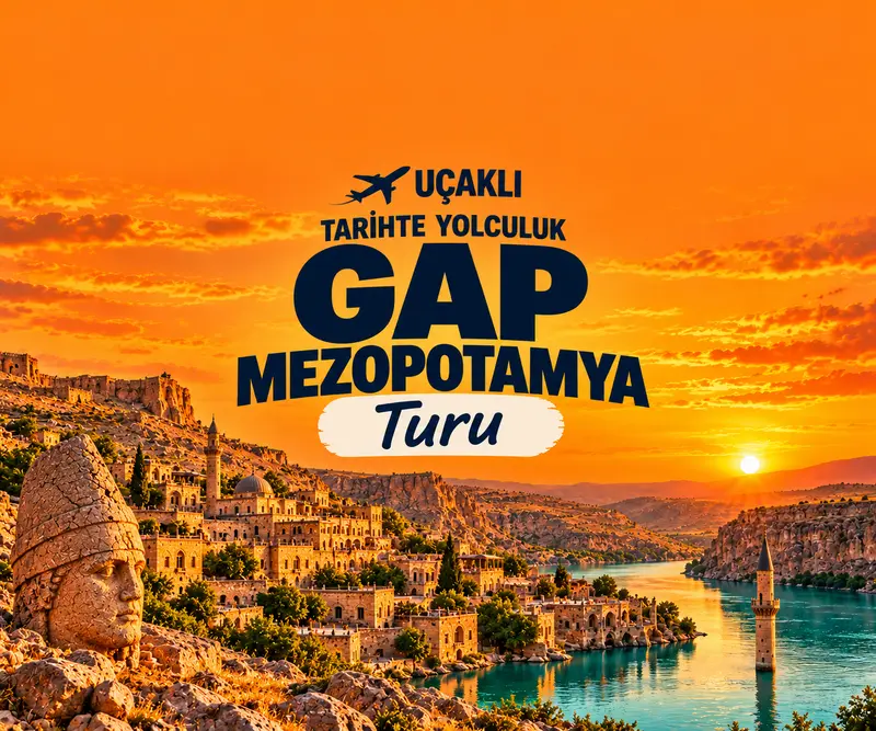 Uçaklı Tarihte Yolculuk Gap Mezopotamya Turu (3 Gece Otel Konaklamalı)