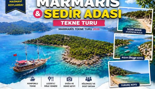 Marmaris ve Sedir Adası Turu