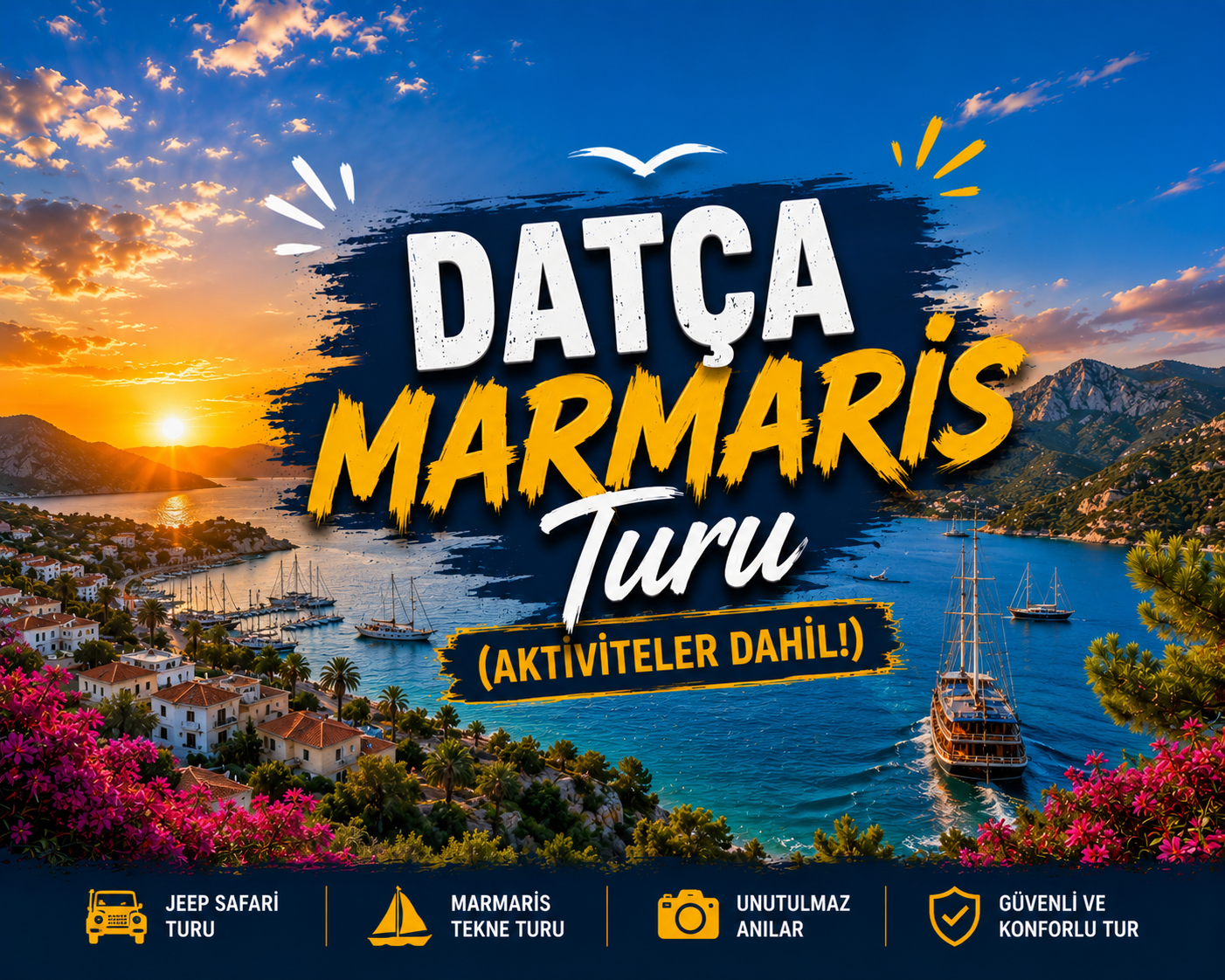 Datça Marmaris Turu (Aktiviteler Dahil!)