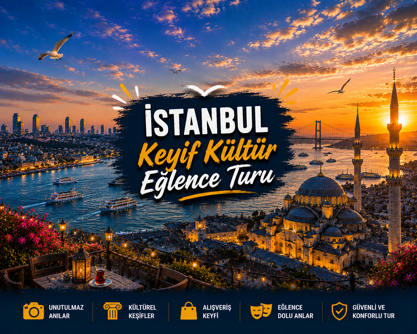 İstanbul Keyif Kültür Eğlence Turu