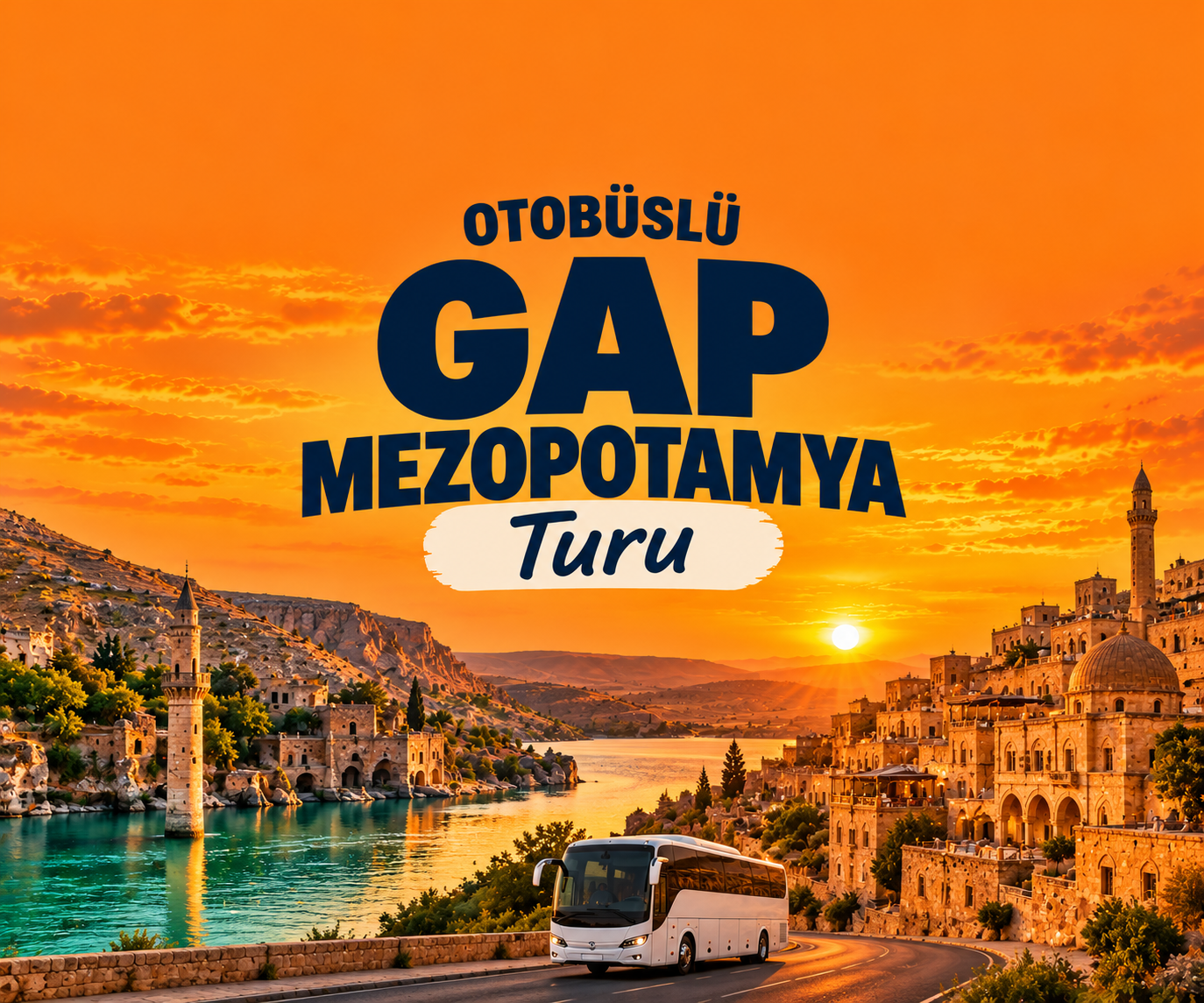 Otobüs İle Kuzey Mezopotamya Gap Turu (5 Gece 6 Gün Otel Konaklamalı)